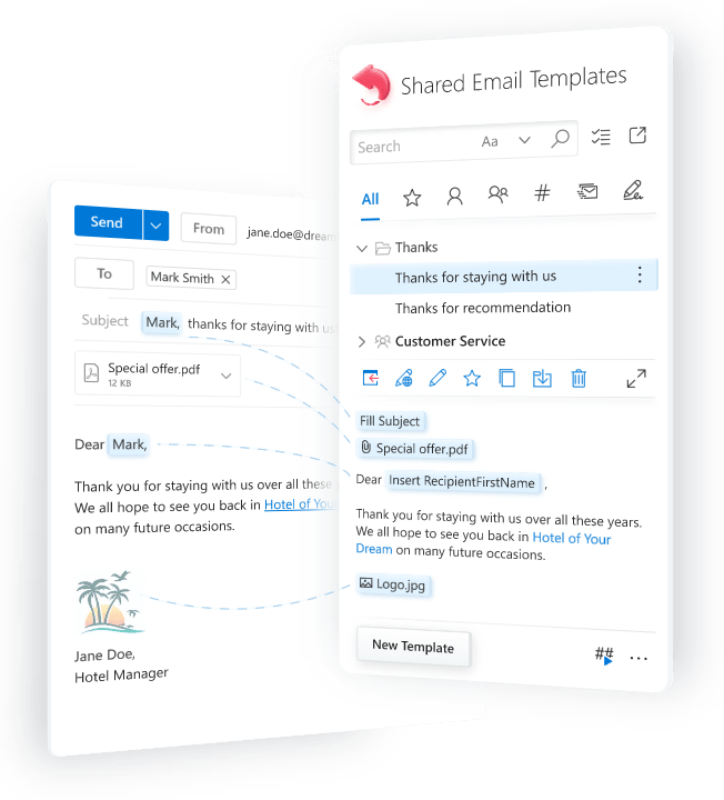 Ablebits Shared Email Templates for Outlook