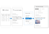 Fill template fields with dataset values