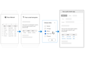 Populate tables and lists with dataset values